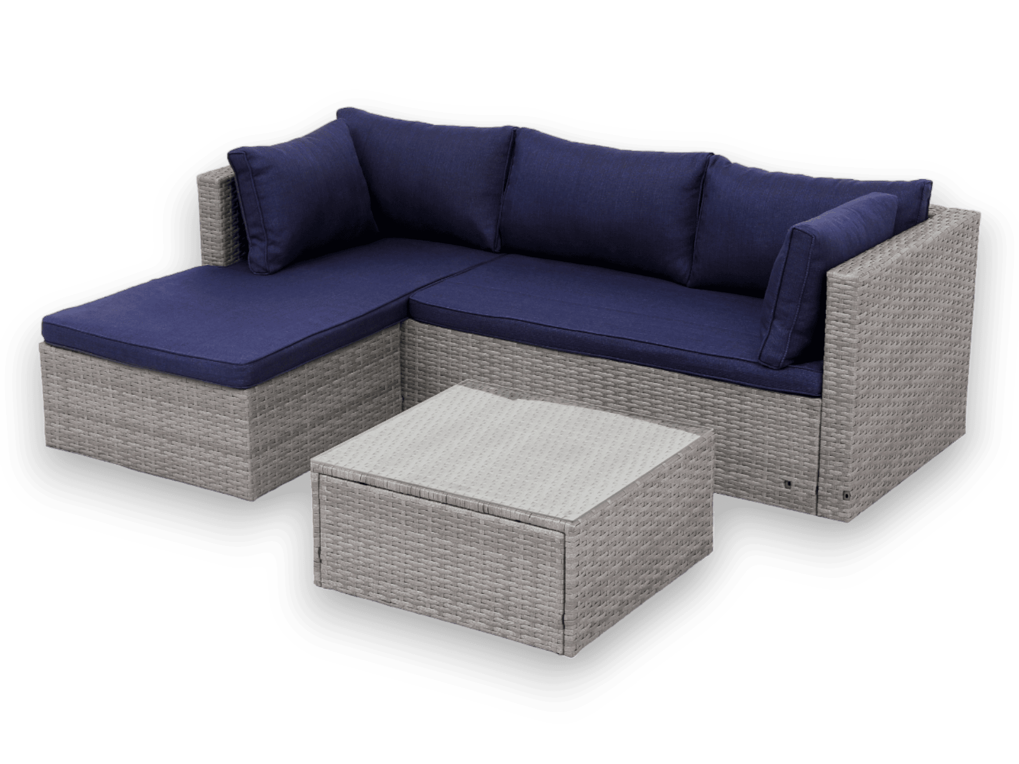 Sofa 3Pcs #color_Blue