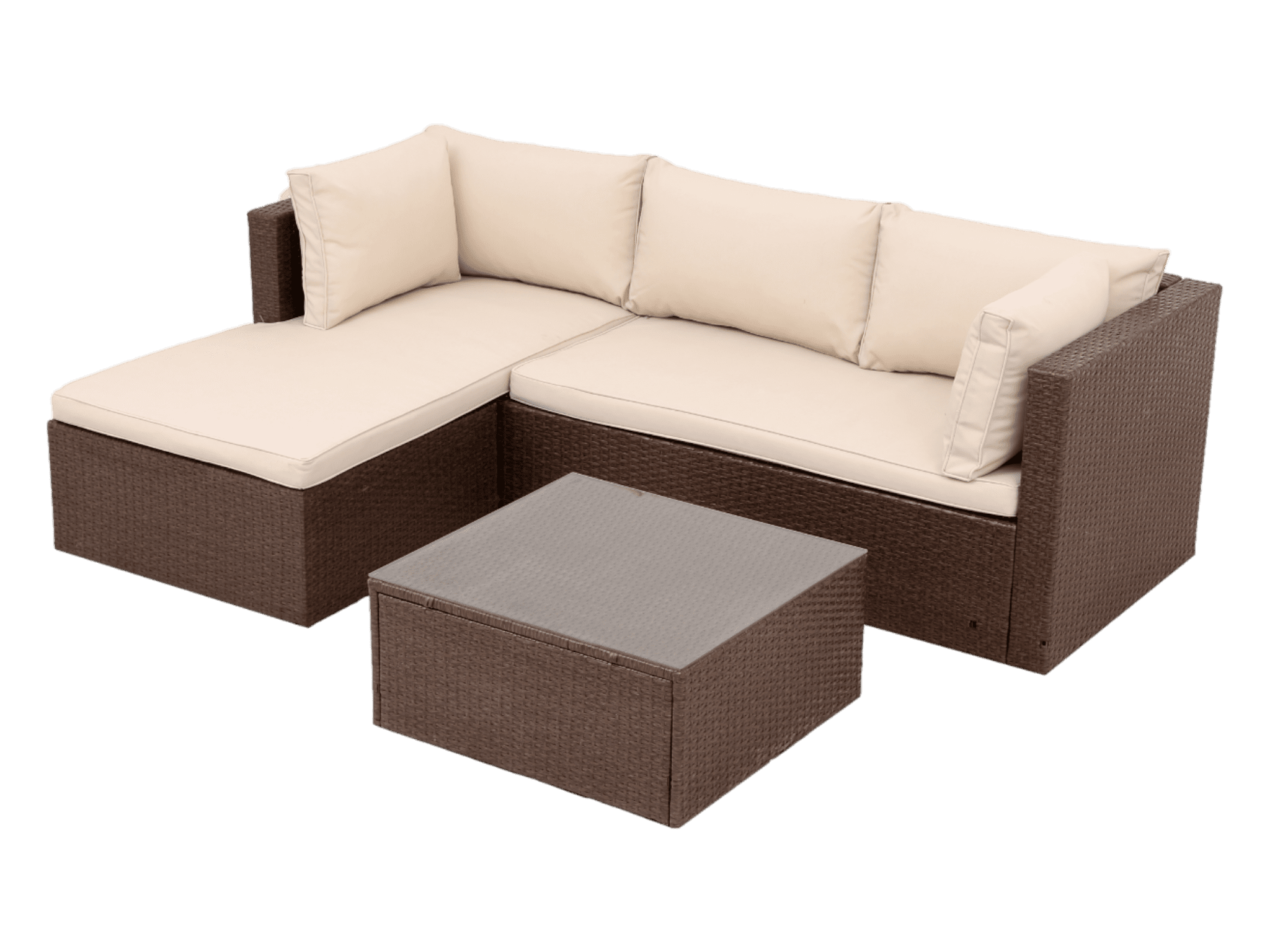 Sofa 3Pcs #color_Beige