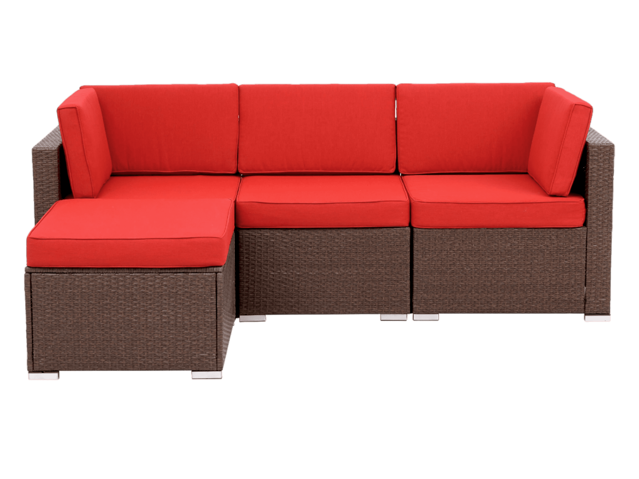 Sofa 5Pcs #color_Red