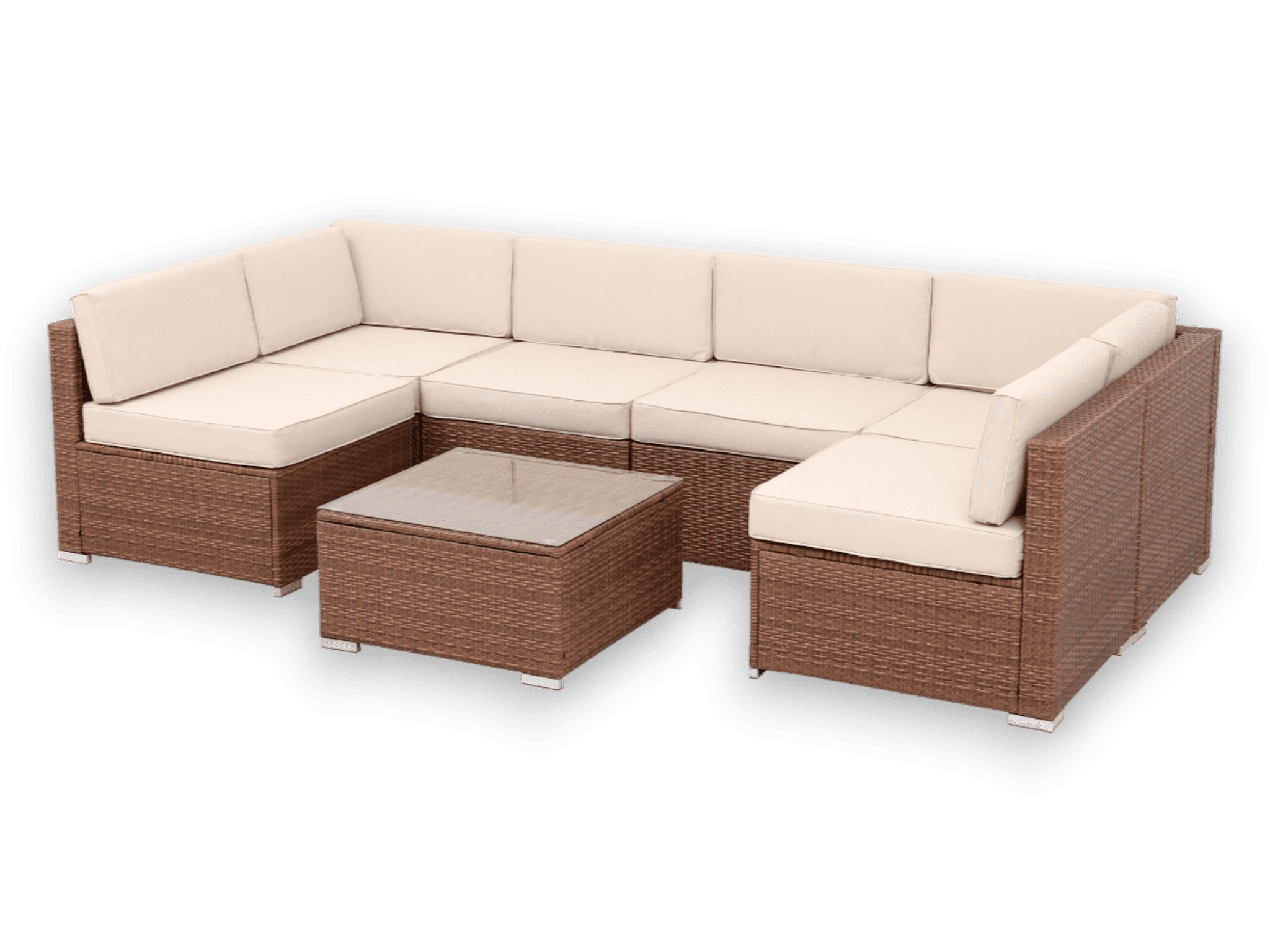 Sofa 7Pcs #color_Beige